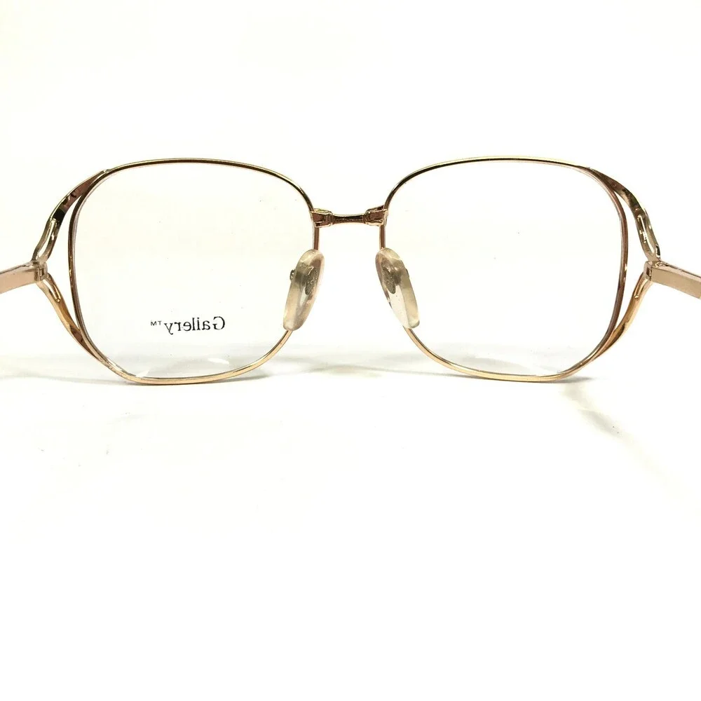 Gallery Eyeglasses Frames IDASPRING BURGUNDY/GOLD Square Full Rim 52-15-135